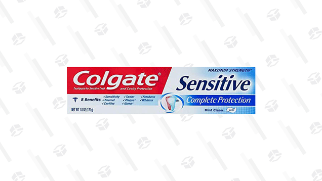 You’ll be brushing your teeth more often, so toothpaste is a must. Sensitive toothpaste like this Colgate Sensitive Toothpaste will help ease the pain that comes with straightening teeth.